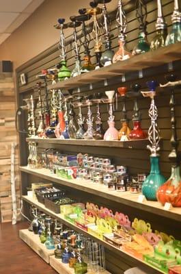 Unique hookahs from brand names as well as hookah shisha, hookah supplies and Hookah replacement parts