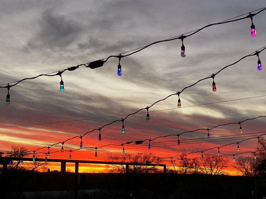 Beautiful views from the rooftop patio