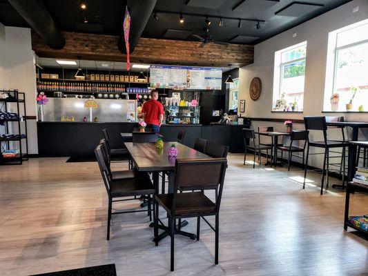 Seating Area and Front Counter at Aroma Joe's