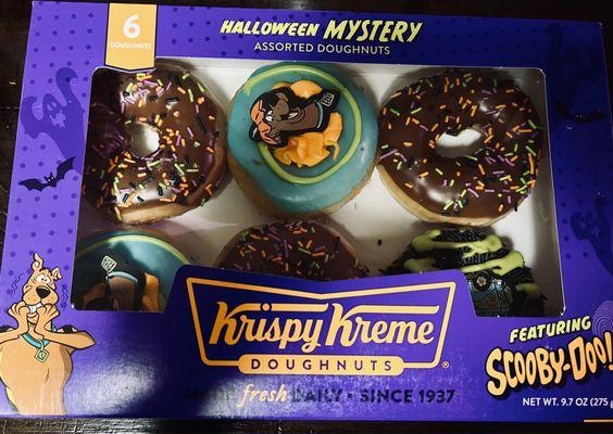 Limited edition Halloween Krispy Kreme Doughnuts sold in the Shoprite bakery *drool*