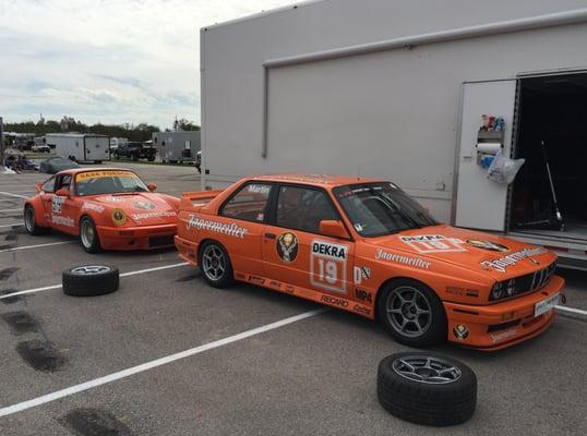 Vintage racing support at COTA.