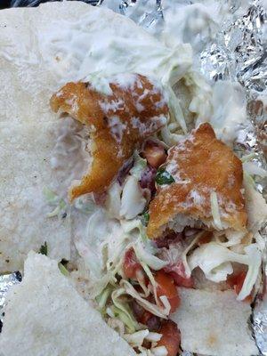 Fish taco .yuck