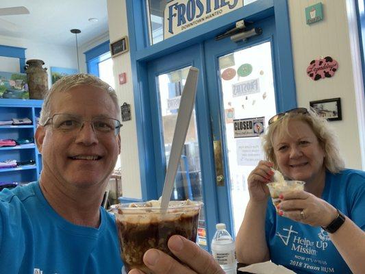 Sometimes you gotta just suck it up and have an ice cream sundae for lunch!! #vacationmode