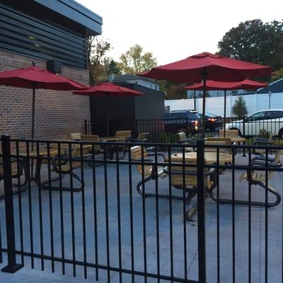 Outdoor seating area