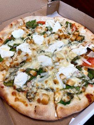 Chicken Florentine Pizza