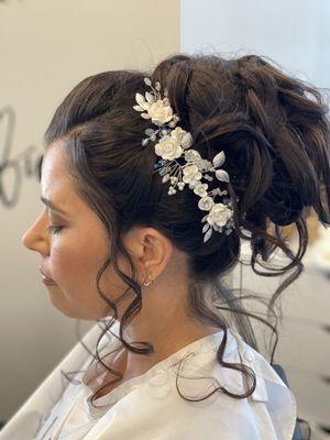 Wedding updo