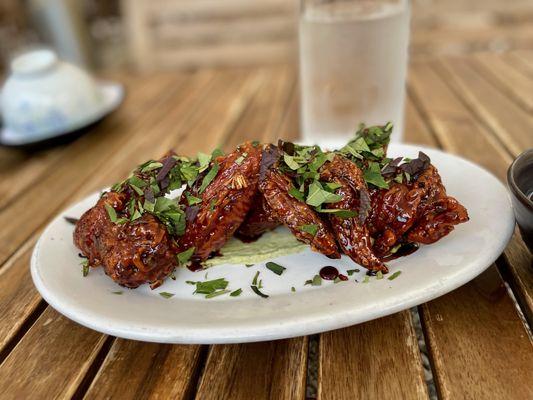 Caramel Chicken Wings - #1 best item to order on the menu IMO!