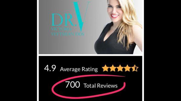 Nothing makes us happier than happy patients. It is truly our greatest privilege Thank you for hundreds of 5star reviews-YOU get 5stars too!