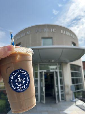 You can find that cup inside the library. This place just gets better and better!