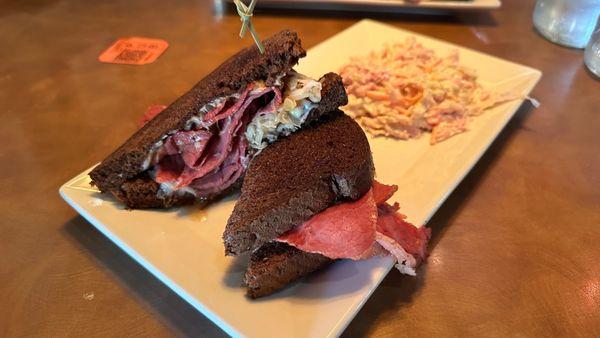 Reuben with slaw