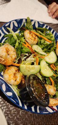 House Salad with Shrimp