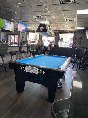 Diamond pool table for those over 21.