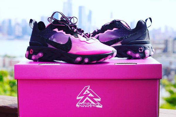 Nike React Element 87 breast cancer release.