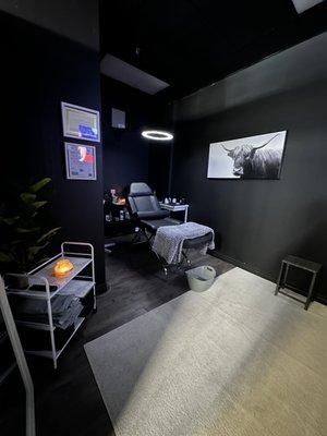 Aesthetician studio space