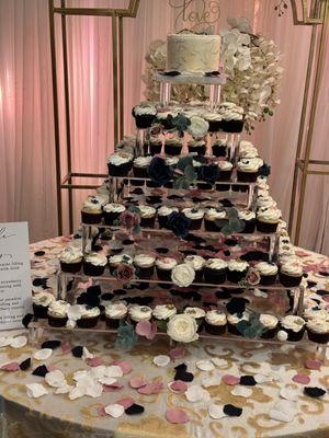 Cupcake Wedding Cake- 4 different cupcake flavors