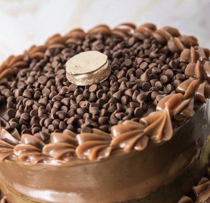 Moist chocolate chips cake