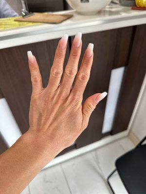 Acrylic ombré