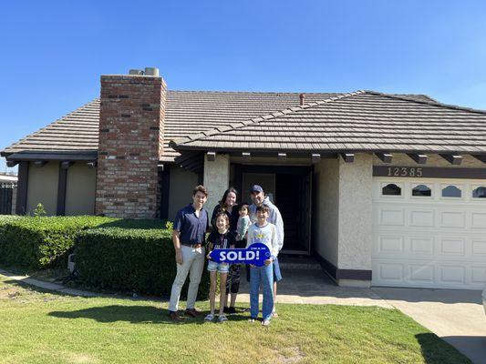 Happy Clients! Assisted them in their home purchase in Chino!