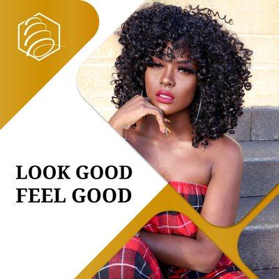 Look Good Feel Good 
 we have all the products you need to bring out the most beautiful YOU!