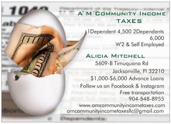 A M Community Income Taxes