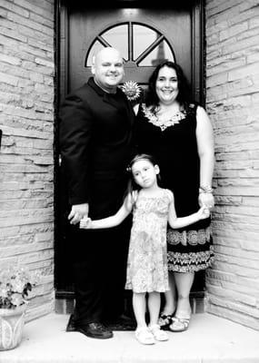 Dr. John Przybylak, Dr. Jessica D'Amore-Przybylak and Daughter Annelise