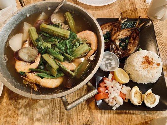 Shrimp sinigang