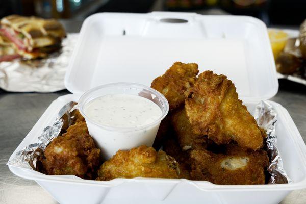 Breaded Chicken Wings