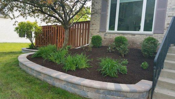 Unilock Brick Retaining Wall