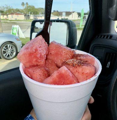 Watermelon fruit cup...