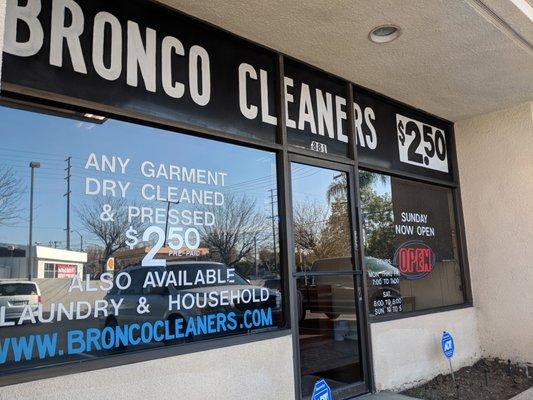 $2.50 Dry Cleaning