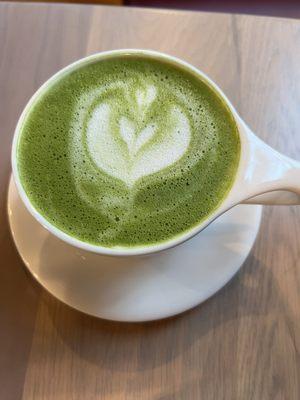 Matcha Latte with almond milk