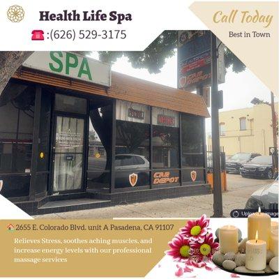 Health Life Spa
2655 E Colorado Blvd # A, Pasadena, CA 91107