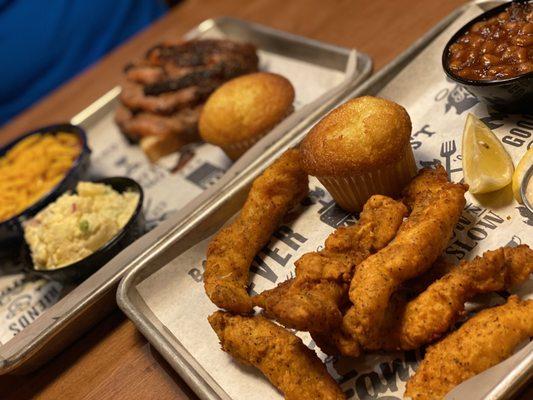 Sweetwater Catfish Fingers & Texas Beef Brisket