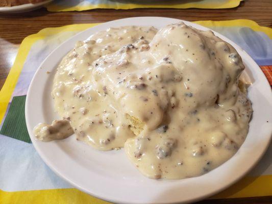 Biscuits and gravy