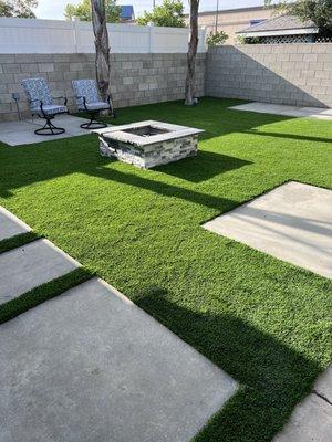 New remodeled backyard