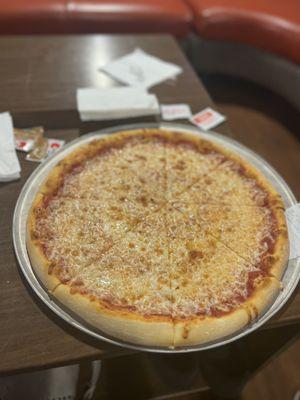 Cheese pizza $12