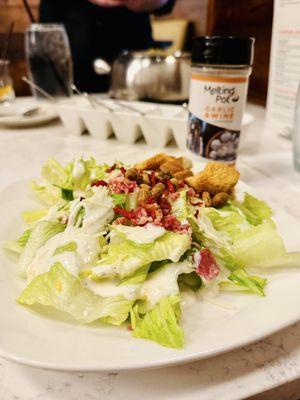 Bacon Parmesan Ranch salad