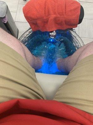 First pedicure