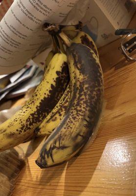 Rotting bananas