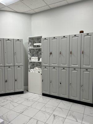 Women's locker room