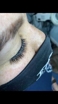 Classic eyelashes extensions