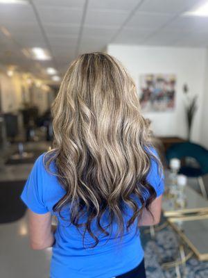 Blonde highlight