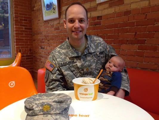 Veteran's Day free froyo to vets