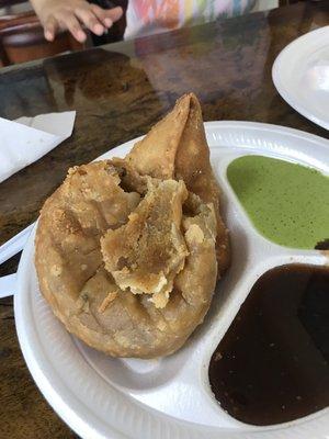 Soggy and oily Kachori