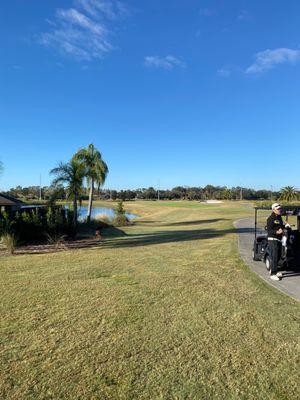 Great morning for golf