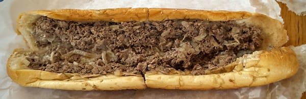 Cheesesteak. On the small side.