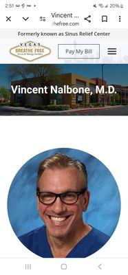 Mr. Vincent NALBONE you're more of a scammer then an E.N.T doctor.