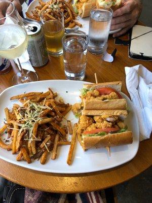 Po Boy Shrimp with Truffles Fries