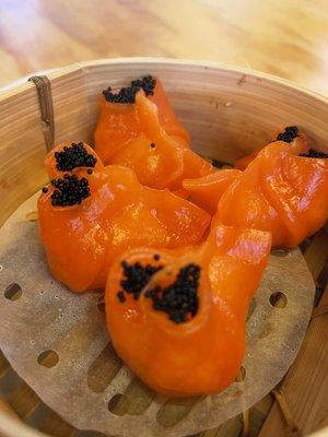 Shrimp and caviar dim sum.  Really good