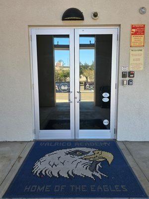 Valrico Lake Advantage Academy Cafeteria windows and doors tinted with Sunscape Starlite 8.  #tintvisionswindowtinting #madico